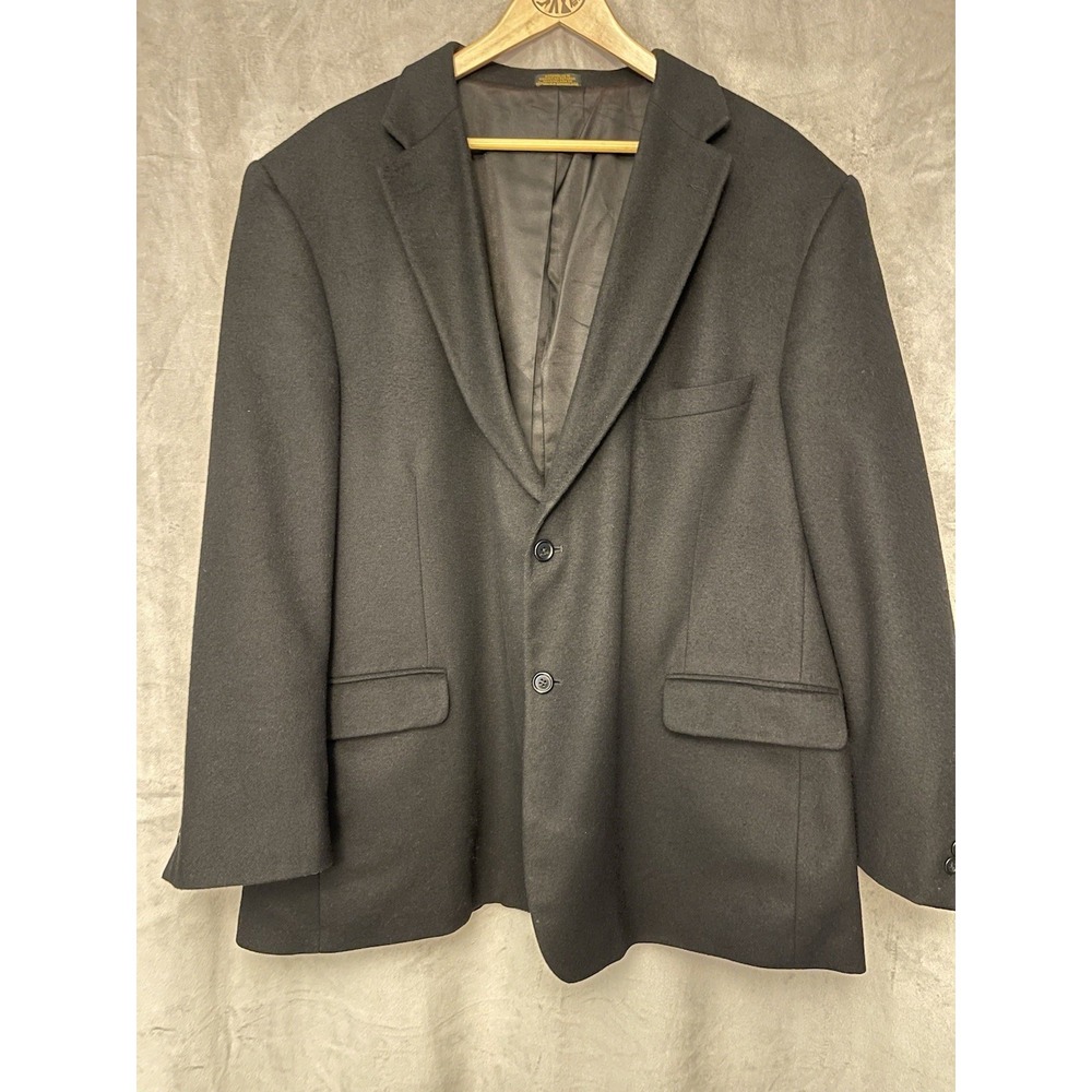 Stafford Men's Blazer Sports Coat Lama Wool Camel Hair Blend Size 50 R - Picture 2 of 9